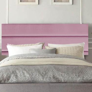 Imagem de Painel Estofada Argentina 195cm King Size Para Cama Box Quarto Suede Rosa Bebê - Gat Magazine
