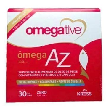 Imagem de Omegative Az - Kress Omega 3 1000mg 30 Cápsulas, Tradicional