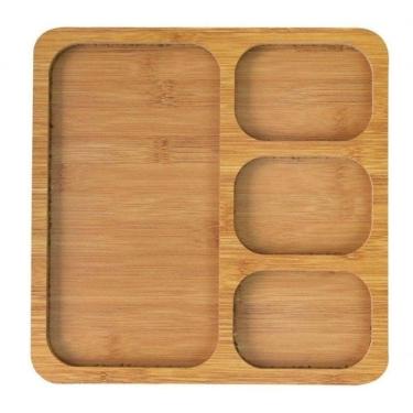 Imagem de Petisqueira Com 4 Divisórias 30 X 30 Cm - Imporiente