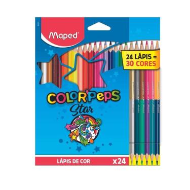 Imagem de Lápis De Cor Color’peps - Star 24 Cores + 6- Maped