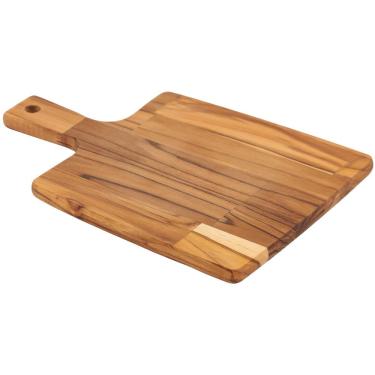 Imagem de Fsc Tábua Retangular Tramontina Kitchen Em Madeira Teca Com Cabo 34x23 Cm