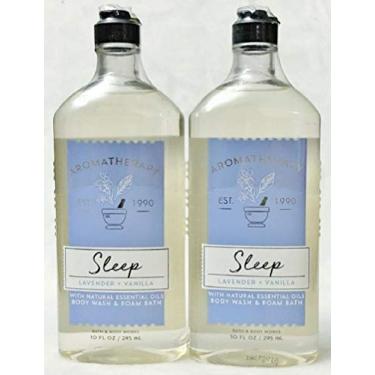 Imagem de Bath & Body Works Sabonete Líquido Corporal E Espuma De Banho Aromatherapy Sleep Lavanda + Baunilha (Pacote Com 2)