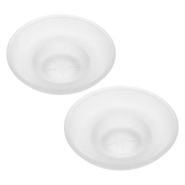 Imagem de Mobestech 2 Peças De Saboneteira De Vidro Transparente Redonda Com Suporte Barra Pesada Suporte Transparente Saboneteira De Chuveiro Bancada De Banheiro Pia De Cozinha