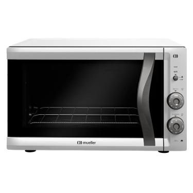 Imagem de Forno Elétrico De Bancada Mueller 50 Litros E Vidro Duplo MFB50F Branco 110V
