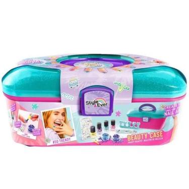 Imagem de Kit Manicure Infantil Maleta de Beleza Decore Suas Unhas Fun 11 Peças