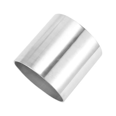 Imagem de TUCKBOLD 102 mm/10.2 cm OD reto 6061 tubo de liga de alumínio intercooler polimento superfície entrada de ar mangueira de conexão dupla cabeça plana 100 mm 9.9 cm (C) 1 mm 0.1 cm (T)