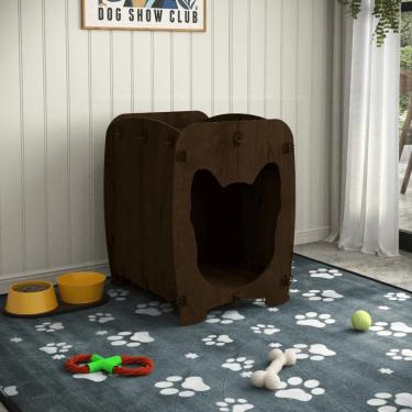 Imagem de Mesa De Cabeceira Casinha Pet Dog  Malbec