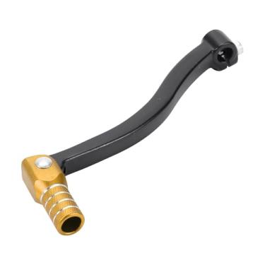 Imagem de INFINAUTO Alavanca de câmbio dobrável de motocicleta para Kayo T6 Liga de alumínio Pedal Shift Braço preto e dourado
