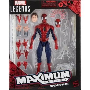 Imagem de SpiderMan Deluxe Maximum Series Marvel Legends 15 Cm Articulado  C/ 20 Acessorios  - Hasbro