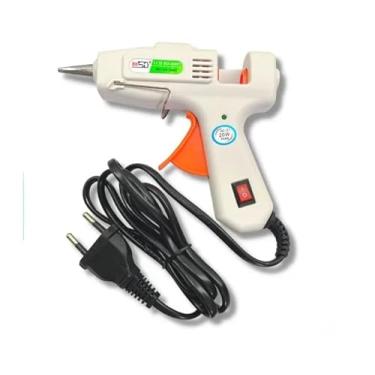 Imagem de Pistola de Cola Quente Bico Fino com Botão Liga e Desliga Bivolt