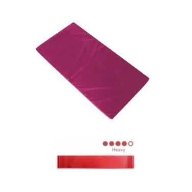 Imagem de Colchonete Rosa + Mini Band Faixa Elástica Forte Vermelha - 1 Fit