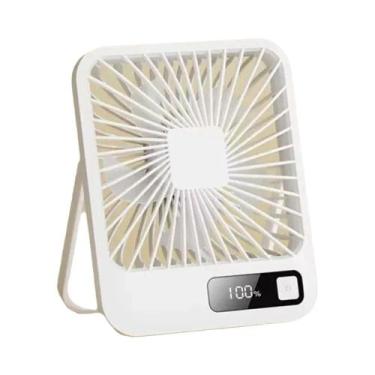 Imagem de Ventilador De Mesa Super Silencioso Com Carregamento USB De 5 Velocida
