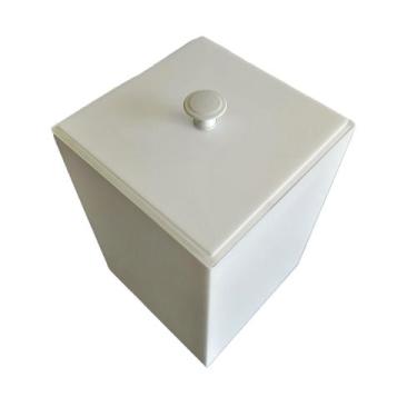 Imagem de Lixeira acrílica luxo banheiro e lavabo esconde sacola - Fábrica de Ut