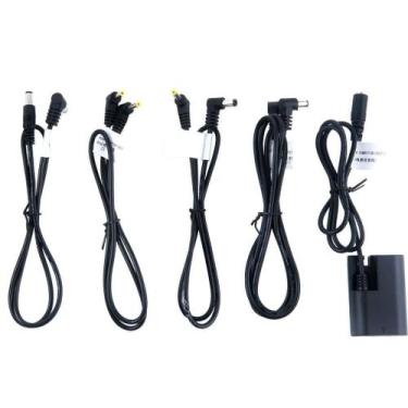 Imagem de Kit Cabos WV-VF0 com Adaptador de Bateria LP-E6 para Canon - Rolux / W
