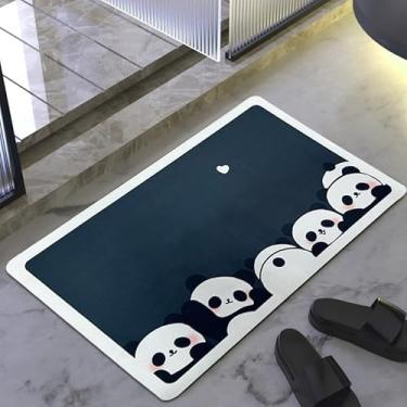 Imagem de Tapete De Banheiro Quadrado Absorve Água Antiderrapante Secagem Rápida 38x58cm (LUCKY)