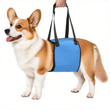 Imagem de Sling Para Pets | Arnês para Cães com Acolchoamento Suave | Cinto de Apoio Antiderrapante Para Caminhadas Reabilitação Aventuras Diárias