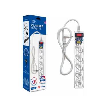 Imagem de Filtro De Linha iClamper (DPS) Bivolt 10A 5 Tomadas 3 Pinos