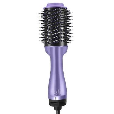Imagem de Escova Modelagem Alisadora Secadora Cabelo Original 1200W 110V Cor Lil