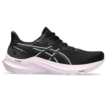 Imagem de ASICS Tênis de corrida feminino GT-2000 12, Preto/branco, 38