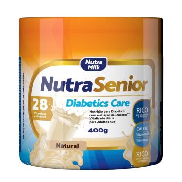 Imagem de Nutra Senior 50+ Diabetics Care 400g - ZERO AÇÚCAR - 28 Vitaminas e Minerais-Unissex