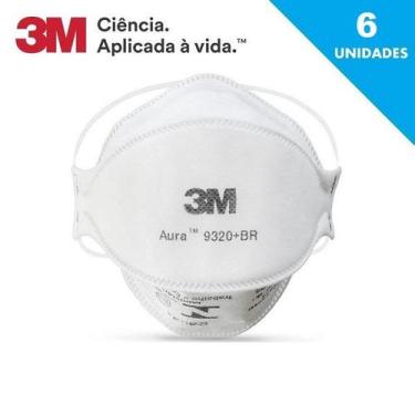 Imagem de Kit com 6 Mascaras PFF2 3M Aura 9320