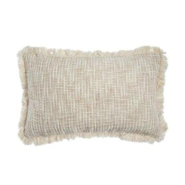 Imagem de Capa de Almofada Home Style Itamaracá 30 X 50 cm, BEGE