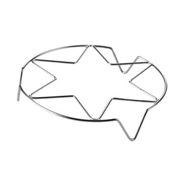 Imagem de ＫＬＫＣＭＳ Suporte para cozimento de ovos em vapor, rack de cozinha para ovos, cesta de vapor, Estrela de pé curto