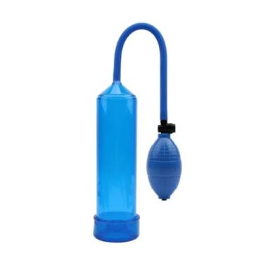 Imagem de Bomba Peniana Manual Com Sistema Pêra Dispositivo Peniano Manual para Saúde Sexual PP-036/037 (AZUL)