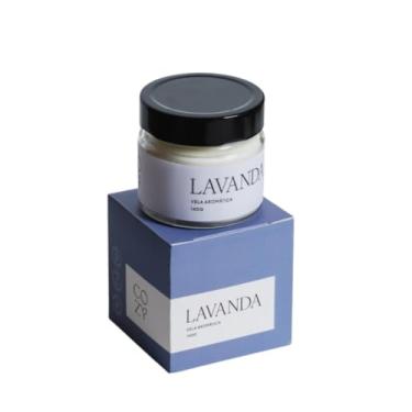 Imagem de Vela Aromática Perfumada Lavanda CozyNook 140g Aroma Relaxante para Ambiente e Decoração