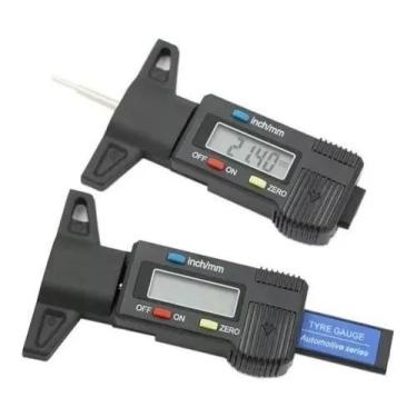 Imagem de Paquímetro Digital Medidor Profundidade Sulcos Pneus - Minymix