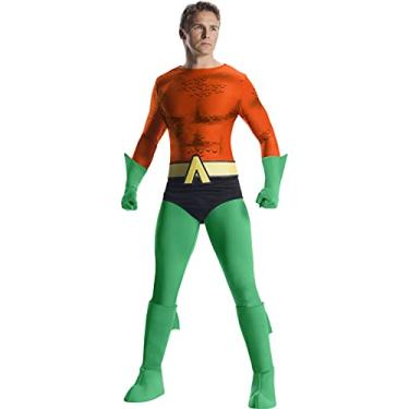 Imagem de Charades Mens Dc Comics Aquaman Adult Sized Costumes, Green, Large US