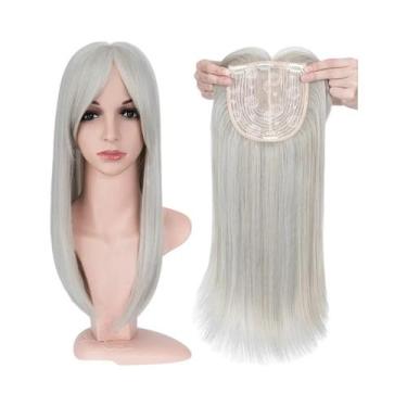 Imagem de Toppers de Cabelo Sintético Longo e Liso - 14'' e 18'' com Franja - Ap