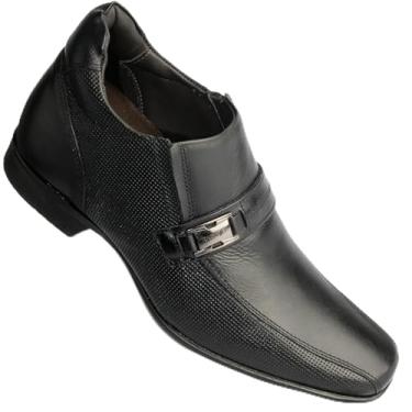 Imagem de Sapato Rafarillo Office Alth Você+Alto 7cm Couro Original 53001 (Preto, BR, Adulto, Numérico, 40)