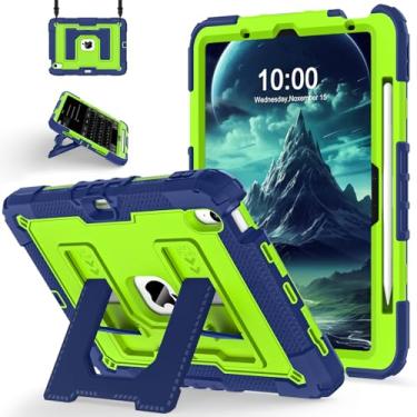 Imagem de WESOROL CASE Capa para iPad Air de 11 polegadas M3 (2025)/M2 (2024) iPad Air 5ª/4ª geração 10,9 polegadas (2022/2020), capa para iPad Air de grau militar à prova de choque de 11 polegadas para