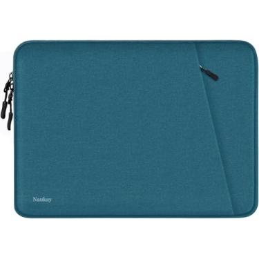 Imagem de Capa para laptop de 14 polegadas, capa protetora à prova de choque para computador com bolso de acessórios, capa para laptop portátil compatível com MacBook Air/Pro de 14 polegadas, Dell, HP, Acer