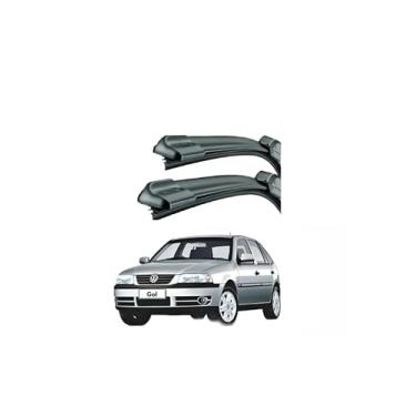 Imagem de Kit 3 Palhetas Automotiva Limpadoras Para-brisa Gol G3 99/05 G4 G5