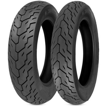 Imagem de 2 Pneu Moto Technic 150/80-16 77h 100/90-19 57h Iron