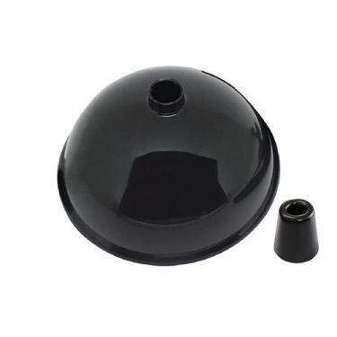 Imagem de Canopla Superior e Acabamento Copinho Preto para Ventiladores de Teto 