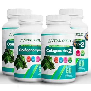 Imagem de COLÁGENO TIPO 2-500mg (60 Cápsulas) VITAL GOLD (4)