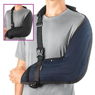 Imagem de Tipoia Estofada Imobilizadora Velpeau - Bilateral - Hidrolight, Azul, 