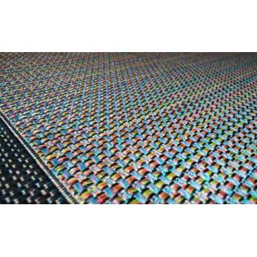 Imagem de Mini Capacho Unique Moldura Multi-B 042X060 Cm - Rayza Tapetes E Linha