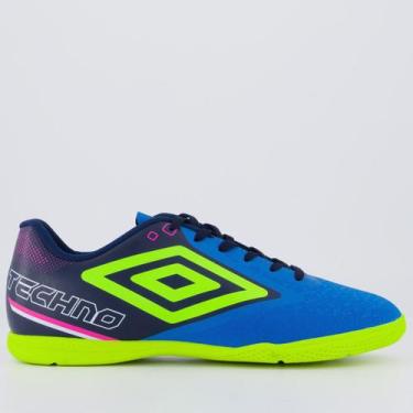 Imagem de Chuteira Umbro Techno II Futsal Azul, 40