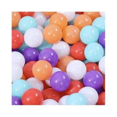 Imagem de Bola De Onda Colorida E Macia Ecológica Para Piscina E Oceano 100PCS B