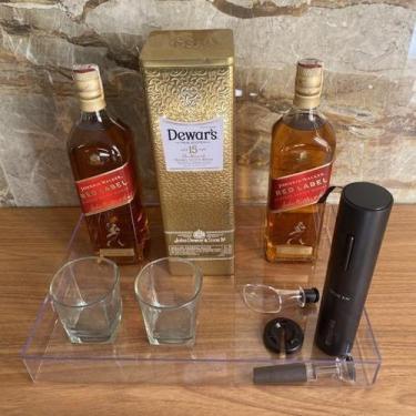 Imagem de Bandeja Acrílico Cristal PS Transparente 40x28x5cm - Lúdica Artes