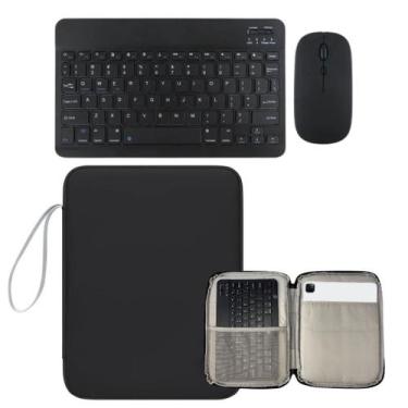 Imagem de Bag + teclado sem fio e mouse para Galaxy S7/S8 11" - Genérica