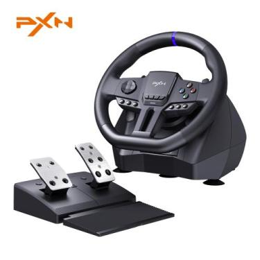 Imagem de Volante de corrida para PC PXN V900 GEN2 270/900 com pedais RGB