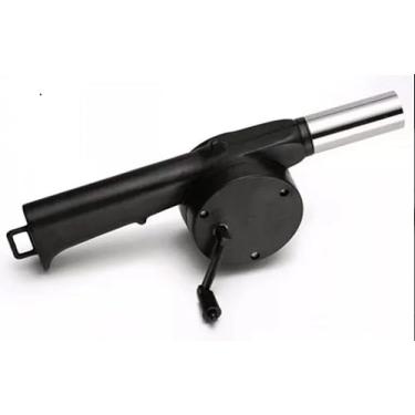 Imagem de Soprador Acendedor De Churrasqueira Lareira Carvão Manual 24cm
