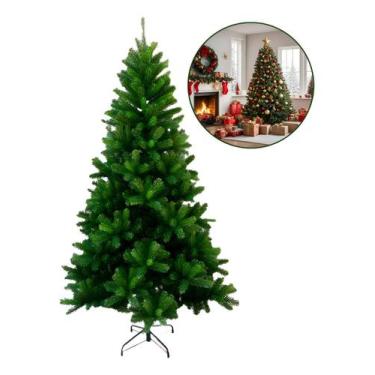 Imagem de Árvore De Natal Grande Verde 2,10m Pinheiro 800 Galhos Luxo - NoBrand,