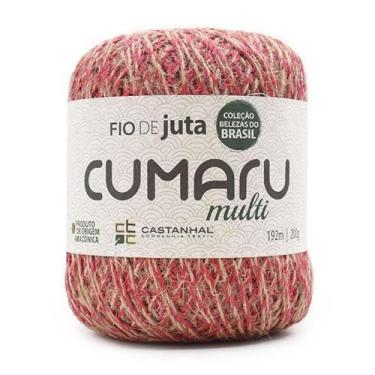 Imagem de Fio de Juta Cumaru Multi 200g - 192 Metros - Castanhal, VERMELHO