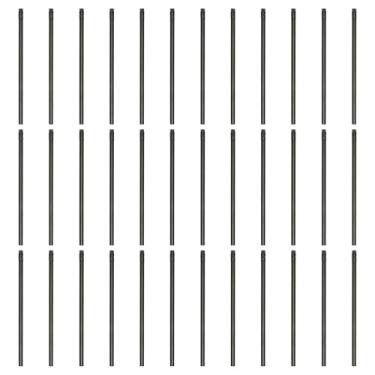 Imagem de PATIKIL Lápis HB, pacote com 36 lápis grafite redondo de madeira fina de 7 mm com borracha para escrita, desenho, mão pequena, preta